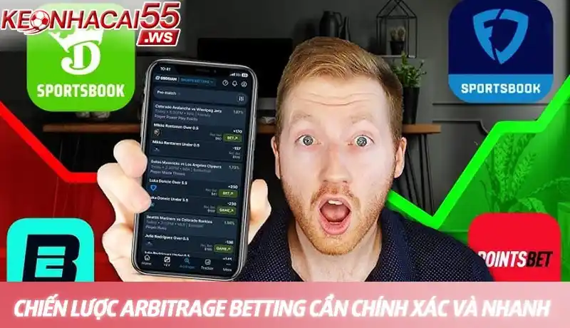 Chiến lược arbitrage betting cần sự chính xác và nhanh chóng